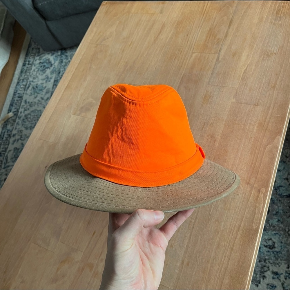 Outdoor Cap Bright Orange and Tan Hat Hunting Hat